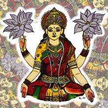 Load image into Gallery viewer, Shri Lakshmi Mata Sticker
