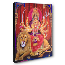 Load image into Gallery viewer, Shri Durga Devi Canvas Print
