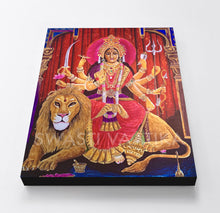 Load image into Gallery viewer, Shri Durga Devi Canvas Print
