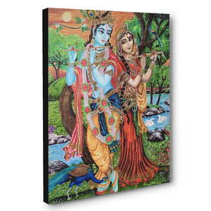 Shri Radha Krishna Canvas Prints