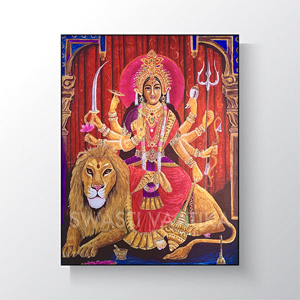 Shri Durga Devi Canvas Print